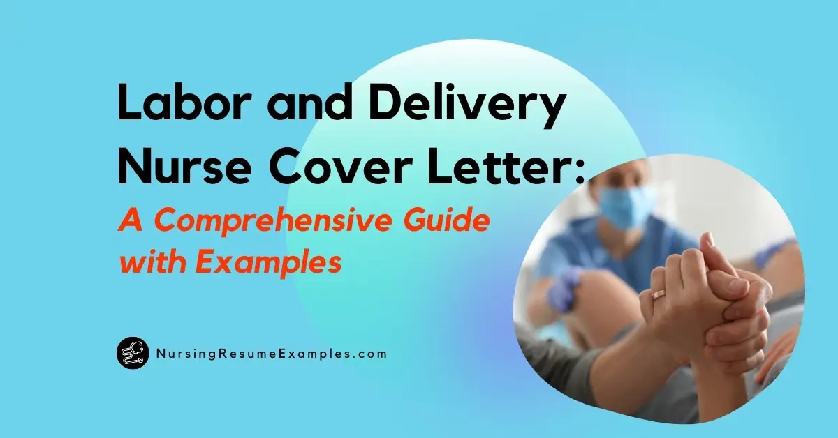 nursing cover letter labor and delivery